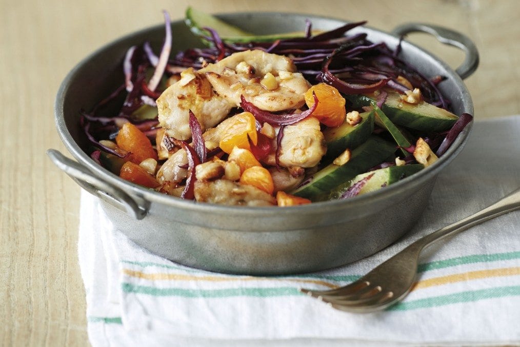 cropChicken, Cashew and Mandarin Salad